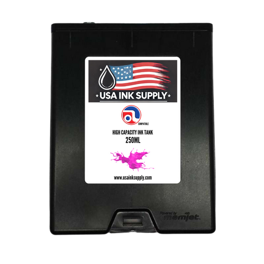 AstroJet Compatible Magenta (M) High Capacity MemJet Ink Tank (250ml) Fade-Resistant Replacement Inkjet Printer Ink