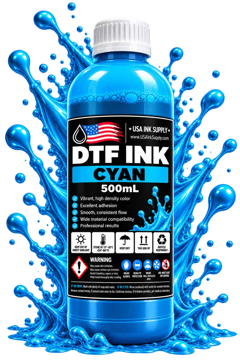 DTF Ink CMYK 4-Pack — 4 x 500mL - view 2