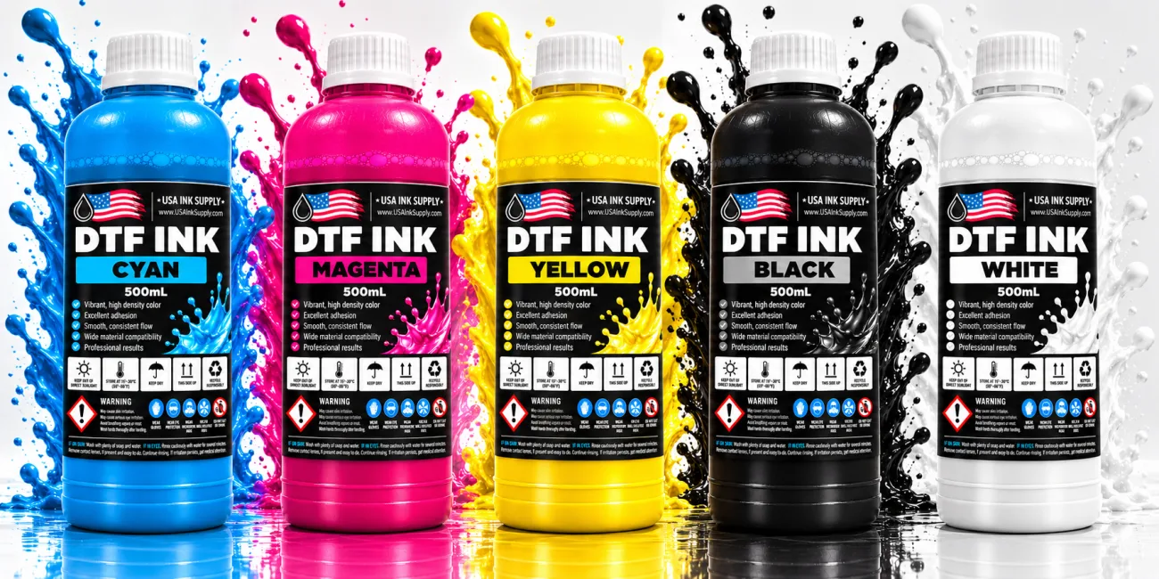 DTF Ink 6-Pack CMYKWW