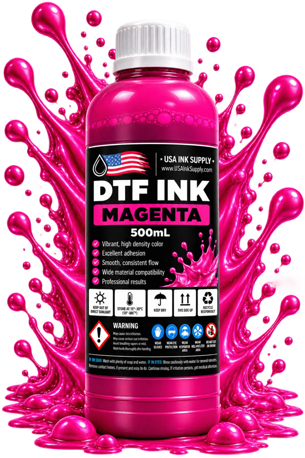 DTF Ink CMYK 4-Pack — 4 x 500mL - view 3