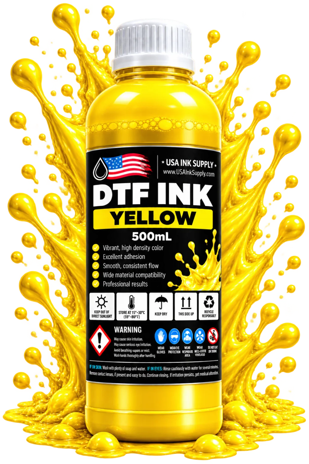 DTF Ink CMYK 4-Pack — 4 x 500mL - view 4