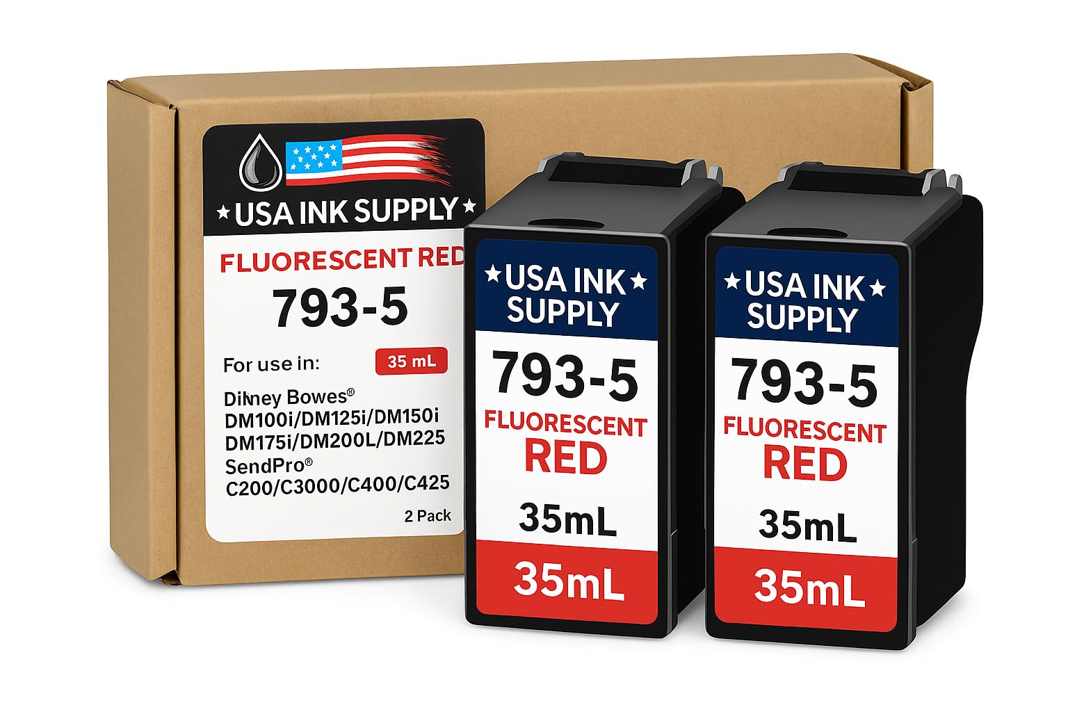 USA Ink Supply Compatible Postage Meter Ink Cartridge