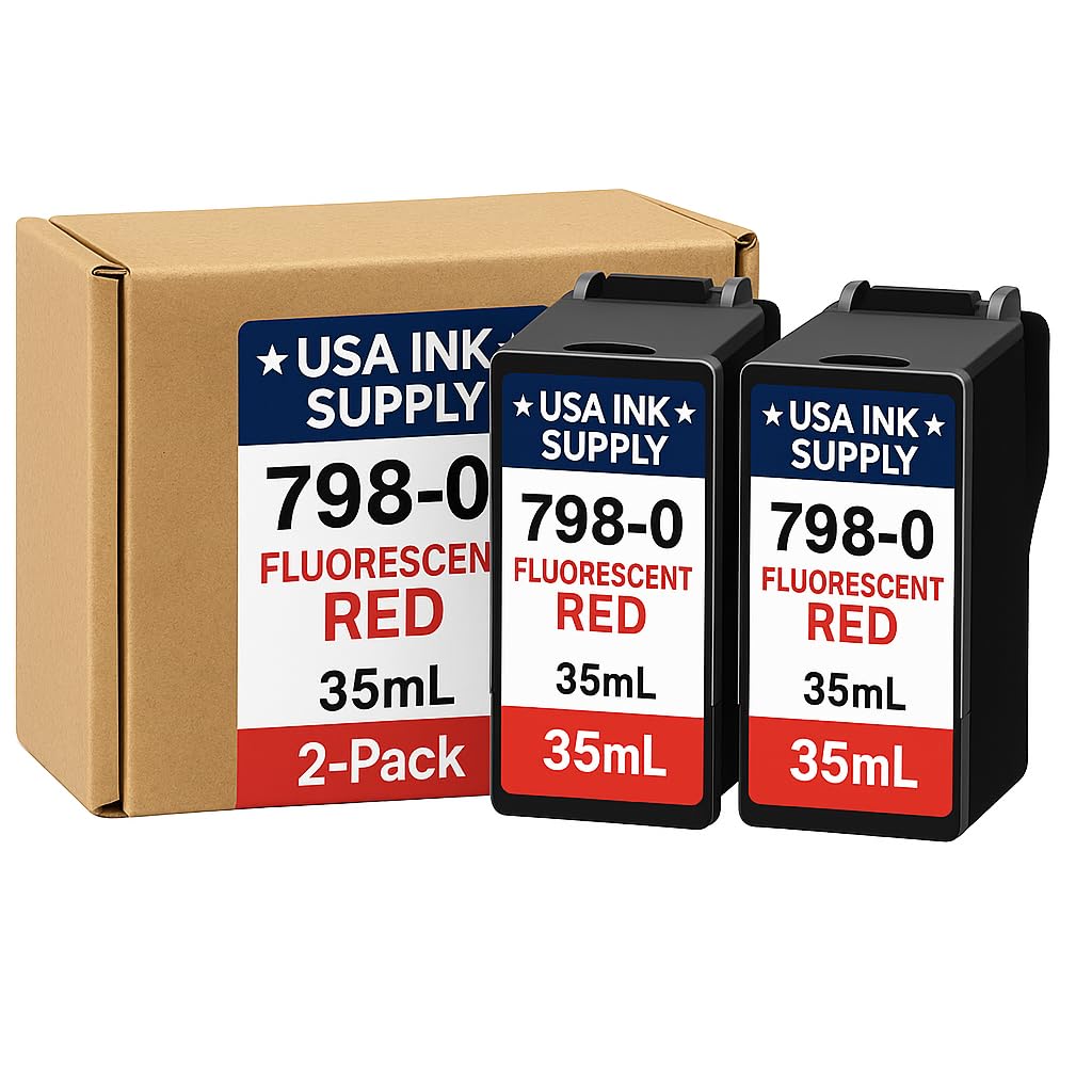 798-0 Red Ink (2-Pack)